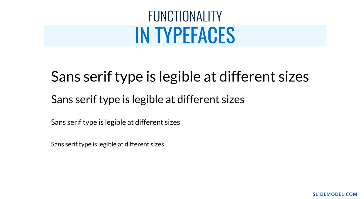 Explicar la funcionalidad de los tipos de letra