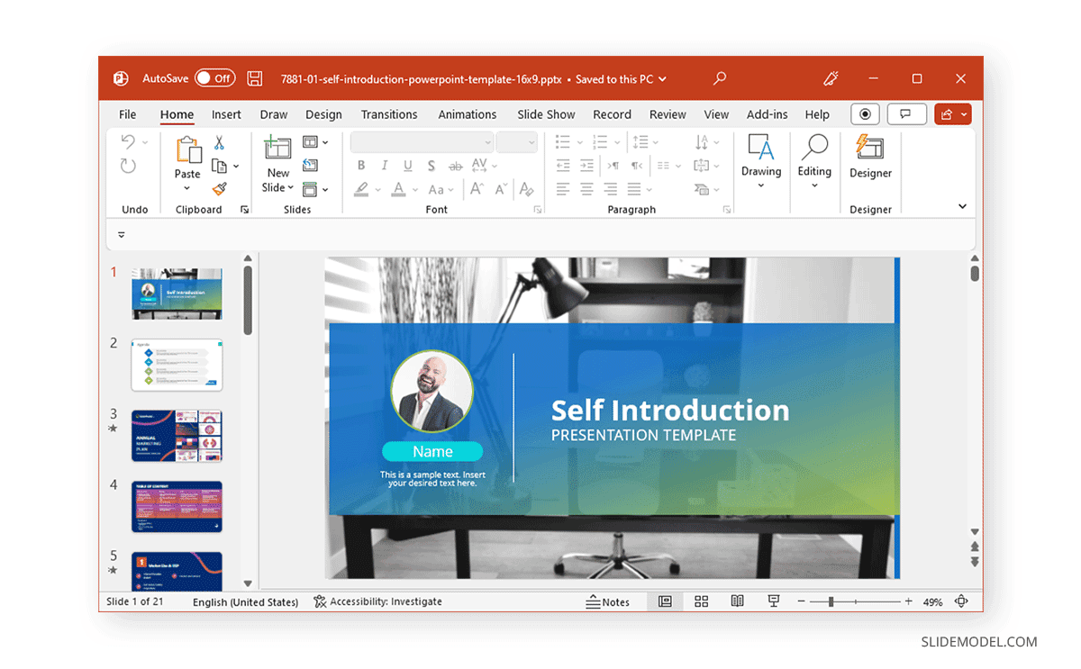Cómo combinar una presentación de PowerPoint mediante copiar y pegar diapositivas