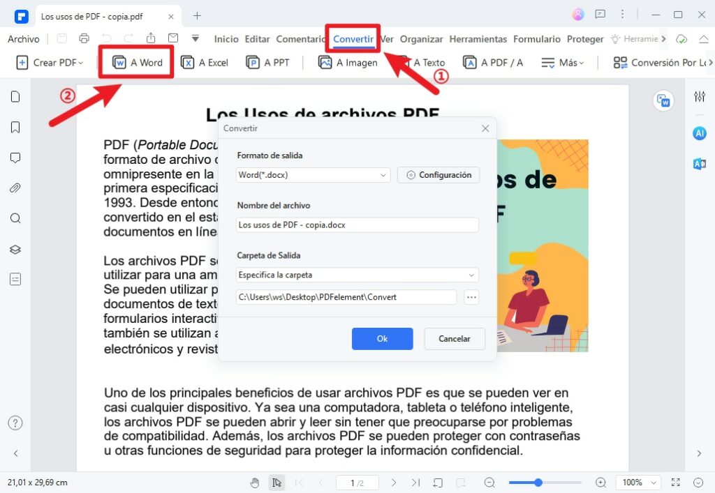 Cómo convertir fácilmente un documento de PDF a Word: Guía paso a paso en español