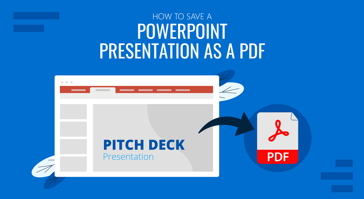 portada de cómo guardar una presentación de PowerPoint como PDF