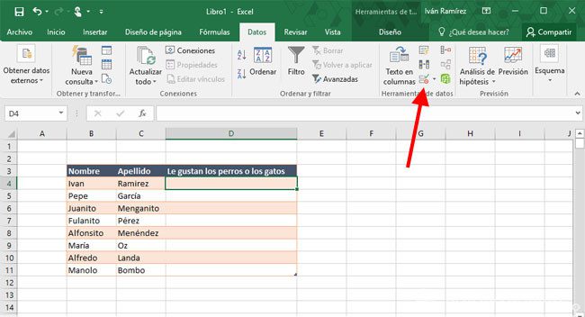 Lista Desplegable Excel: validación de datos